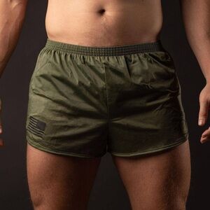 Grunt Style Ranger Panties Silkies Shorts XL Olive Drab Military Running Gym USA